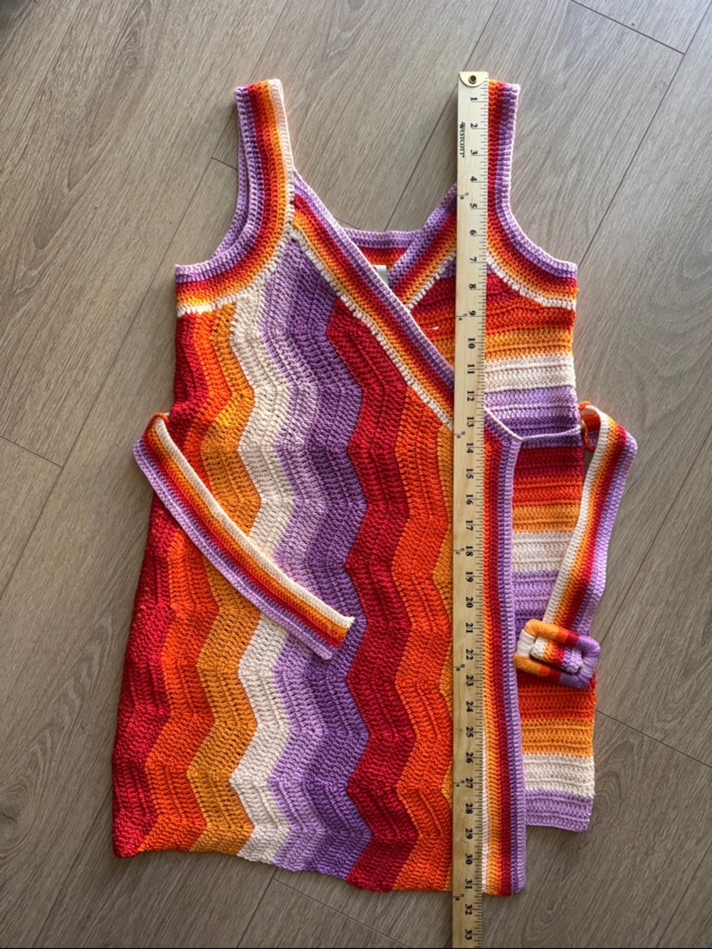 FARM Rio for Anthropologie Crochet Mini Dress Size XS - Picture 16 of 16
